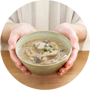 3種のきのこと若鶏のクリームシチュー ハーフ